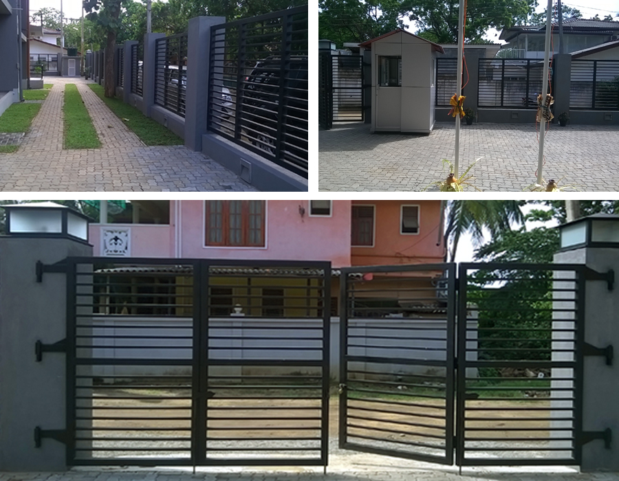 Construction of the Boundary Wall at Central Bank Holiday Home